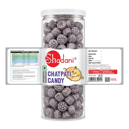 Vista 3 de Shadani Chatpati Caja de Dulces - Indio Especial Dulce y Picante 230 GR (8.11 oz)