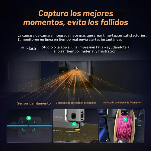 Vista 6 de FLASHFORGE Impresora 3D Creator 5 Pro, 4 cabezales de herramientas con cambiador de herramientas 7s, impresión industrial de múltiples