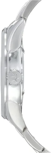 Vista 3 de Hamilton Jazzmaster Reloj automático suizo de corazón abierto de 1.654in, esfera gris, pulsera de acero inoxidable plateado (modelo H32705181)