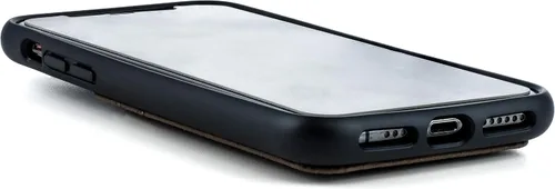 Vista 6 de Dockem BIO - Funda tipo cartera para iPhone 11 Pro: materiales amigables, montaje magnético y 2 ranuras para tarjetas de crédito