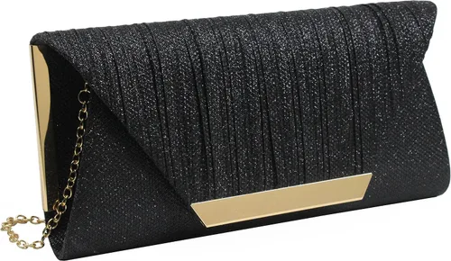 Vista 3 de Clutch Purse Handbag for WomenEnvelope Evening Bags With Detachable Chain for Wedding and Party