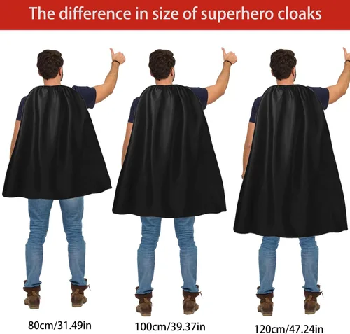 Vista 5 de Adult Superhero Capes and Masks - Halloween Costumes Adult Cape Superhero Party Capes