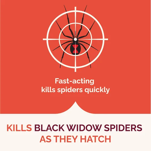 Vista 3 de Hot Shot Spider & Scorpion Killer (Aerosol), mata arañas grandes y escorpiones en segundos, incluyendo viuda negra, reclusa marrón y arañas lobo, 16