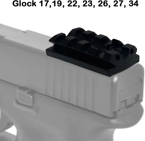 Vista 2 de TPO Picatinny - Placa de montaje para riel Glock G17 19 22 23 26 27 34