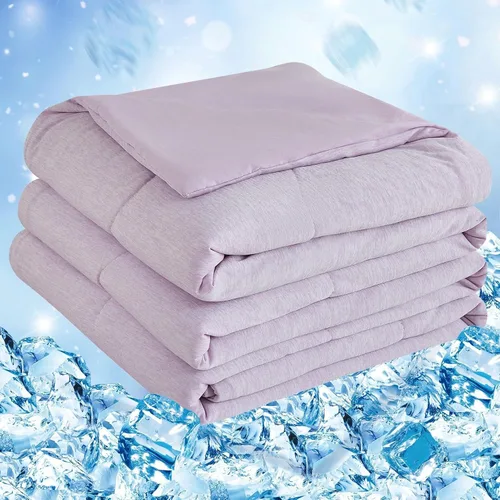 Vista 13 de CHOSHOME Edredón Refrescante Tamaño Twin, Manta Refrescante con Fibra de Enfriamiento Q-Max 0.45 Arc-Chill, Manta de Verano Fresca para Sudores