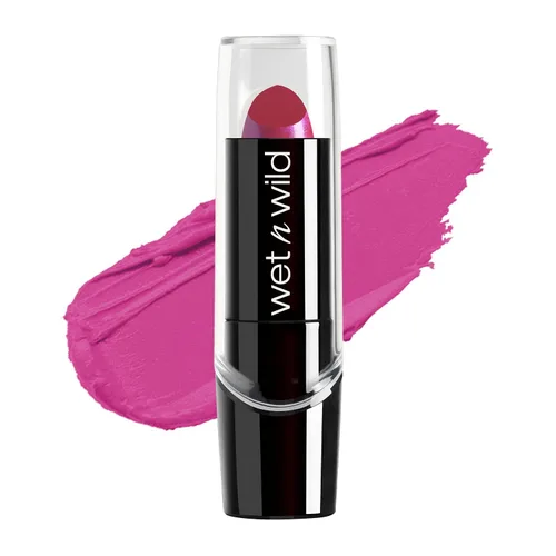 Vista 28 de wet n wild - Lápiz labial con acabado sedoso, color labial hidratante rico y acumulable, formulado con vitaminas A, E y macadamia para una Un breve