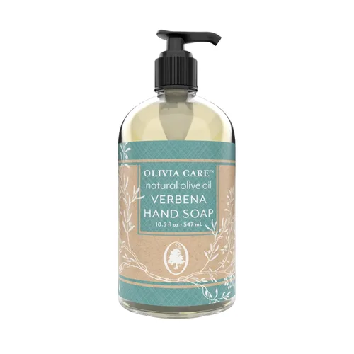 Vista 4 de Olivia Care Jabón líquido para manos, paquete de 4 Infundido con aceite de oliva - 1 de cada uno