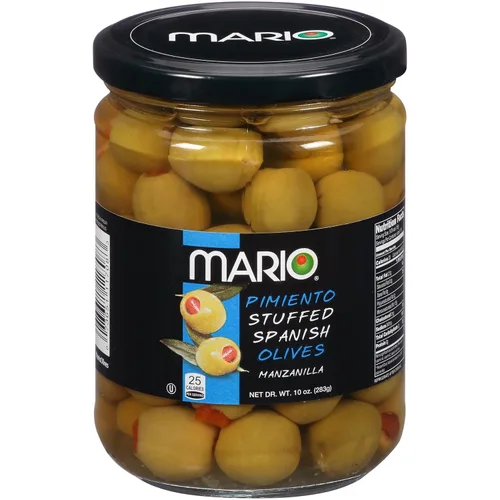 Vista 10 de Mario Camacho Foods Pimiento - Aceitunas españolas de manzanilla verdes rellenas, 21 onzas (paquete de 6)