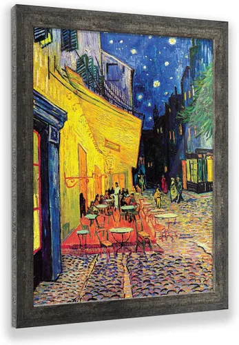 Vista 17 de Vincent Van Gogh - Arte de pared enmarcado con diseño de flores de almendra, maravilloso para exhibir en la cocina, el baño o la decoración
