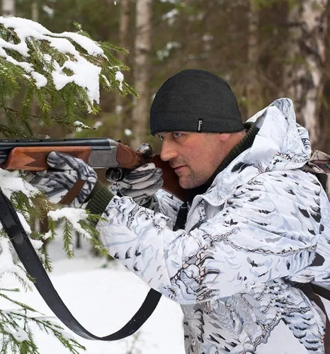 Vista 6 de Gorra táctica de forro polar para invierno, gorro cálido para múltiples estaciones, gorra de reloj militar, paquete de 2