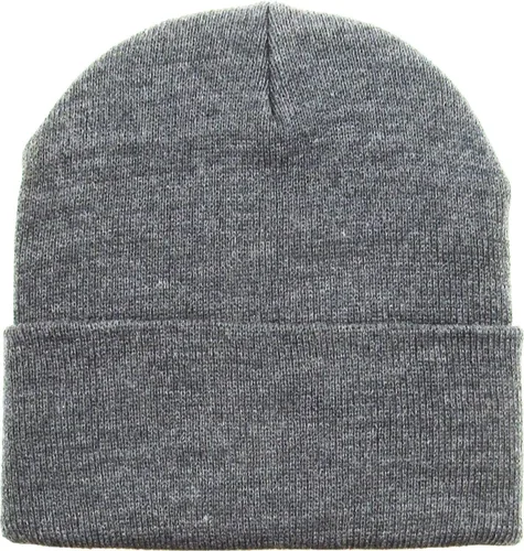 Vista 9 de KBETHOS Made in USA - Gorro de punto acrílico doblado con puños para hombre y mujer, color liso, unisex, frío 1. Gorro largo sólido negro