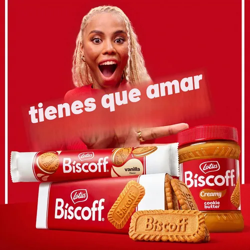 Vista 3 de Lotus Biscoff Galletas caramelizadas, 64 paquetes individuales, veganas Individually wrapped biscuit cookies per two – no artificial colours or