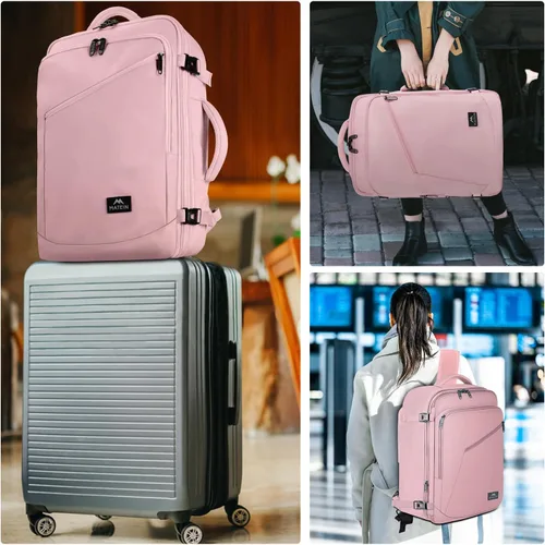 Vista 139 de MATEIN - Mochila de viaje extragrande de 10.56 galones, mochila de viaje ampliable apta para aerolíneas, para viajeros de fin de semana, hombres