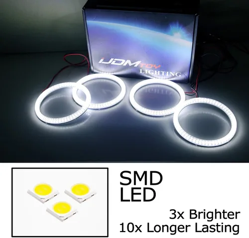 Vista 3 de iJDMTOY Angel Eyes juego de luces de led SMD 240, xenón, 7000 K