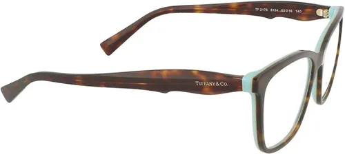 Vista 5 de Gafas graduadas Tiffany TF 2175 8134 Havana On Azul