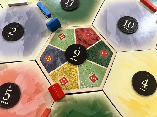 Vista 5 de Amalgam Escenario Hexagonal de Reemplazo Multi-Recurso compatible con Los Colonos de Catan de Catan, Seafarers, Cities and Knights y Expansiones