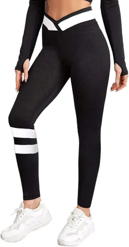 Vista 3 de MNBCCXC Pantalones de entrenamiento para mujer, atléticos, yoga, correr, deportes, pantalones de yoga, pantalones de yoga pequeños para mujer