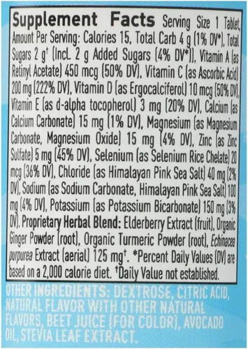 Vista 3 de Nuun Immunity Blueberry Tangerine, 10 tabletas de bebida