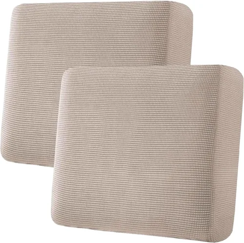 Vista 541 de H.VERSAILTEX Fundas de Cojín de Asiento Individuales Super Elásticas Fundas de Sofá Fundas de Cojín de Sofá Fundas Deslizables Juegos Tela de Sarga