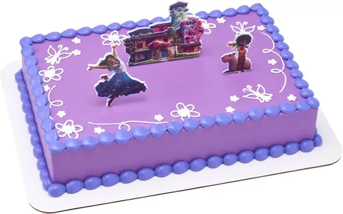 Vista 5 de DecoSet® Disney Encanto Cake Topper, kit de decoración de tartas, juego de 3 piezas