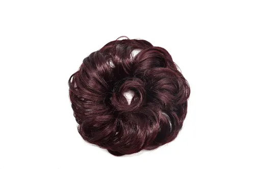 Vista 17 de Extensiones de cabello sintético para mujeres y niñas (1# negro azabache)