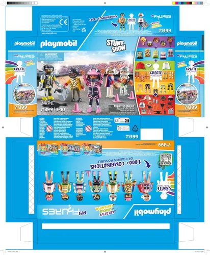 Vista 8 de Playmobil Mis figuras: Stunt Show