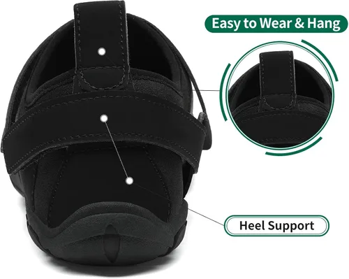 Vista 7 de SAGUARO Zapatos de agua para hombres y mujeres, zapatos de playa de secado rápido, sin caída, zapatos acuáticos para río, piscina, surf, kayak