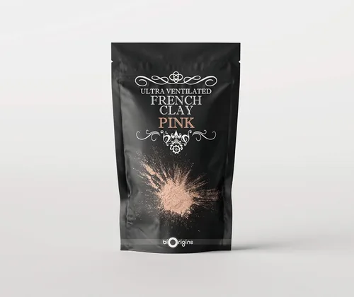 Vista 5 de Mystic Moments Arcilla natural francesa ultra ventilada rosa 2.2 lbs - Vegano puro y natural libre de OMG
