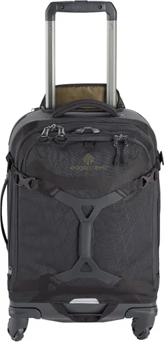 Vista 2 de Eagle Creek Gear Warrior Maleta con ruedas de 4 ruedas Softside, Negro azabache, 22 pulgadas, Gear Warrior Maleta de mano con ruedas de 4 ruedas