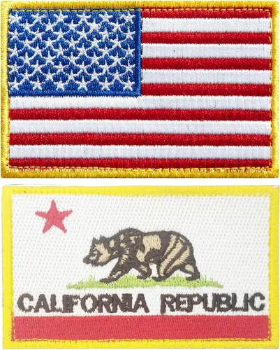 Vista 30 de stidsds Paquete de 2 parches bordados con la bandera de Estados Unidos de Alabama Alabama, bandera de Estados Unidos, bandera de Estados Unidos
