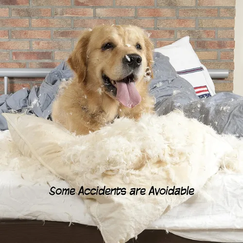 Vista 5 de PETMAKER Pet Gate - Puerta para perros para puertas, escaleras o casa - Independiente, plegable, estilo acordeón, valla de madera para perros