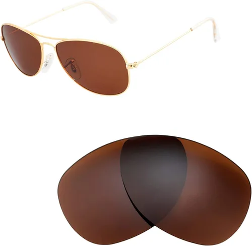 Vista 3 de Walleva Lentes de repuesto para lentes de sol Ray-Ban RB3362 Cockpit de 2205in múltiples opciones disponibles