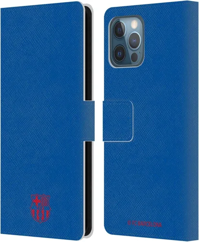 Vista 98 de Head Case Designs Funda de piel con licencia oficial del FC Barcelona Barca Crest Patterns, tipo cartera, compatible con Apple iPhone 11