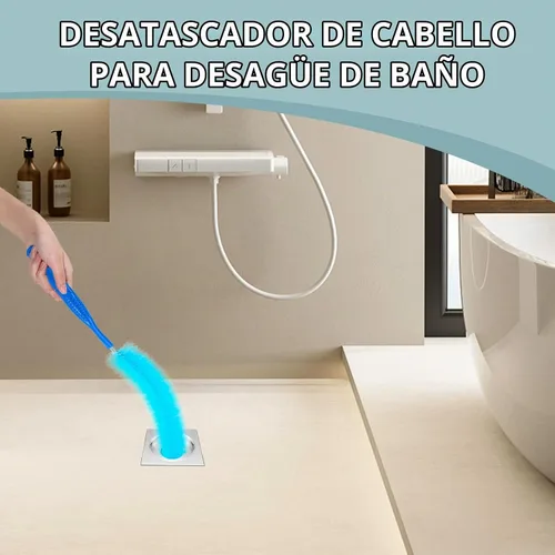 Vista 3 de Kit de limpiador de ventilación de secadora de 5 piezas, cepillo de limpieza de bobina de refrigerador, herramientas de limpieza esenciales