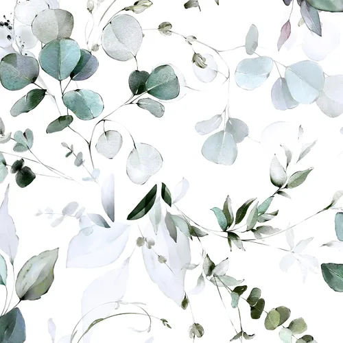 Vista 8 de Laatse Papel tapiz de hoja verde para despegar y pegar, 17.5 x 393 pulgadas