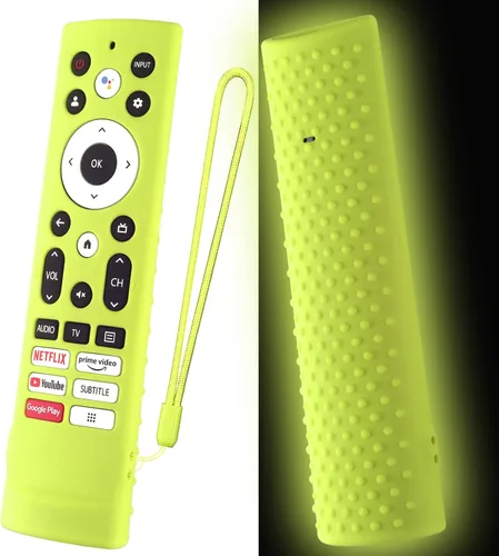 Vista 7 de Funda de silicona para control remoto de voz Hisense ERF3A90 para Hisense U7G U9G U8 Series 4K ULED Remote Funda de silicona (azul)