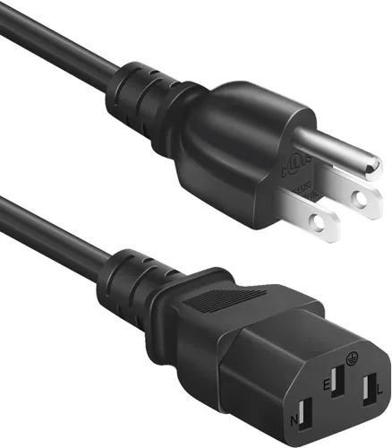 Vista 7 de Cable de alimentación de 3 clavijas para TV LG 42LG50 42LK450 32LG30 42CS570 42LK520 32LV2500 42LF11 42LG20 42LG30 42LG30DC 42LG70 42LG70 42LG20