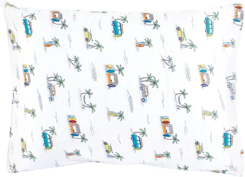Vista 24 de Hudson Baby Funda de almohada unisex de algodón para bebé, Animal Adventure, talla única