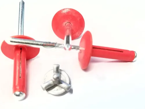Vista 14 de Pernos Pop Explosivos Negros de 3/16 Pulgadas, Mandril de Aluminio de Cabeza Grande de Tres Pliegues, Rango de Agarre de.040 -.354