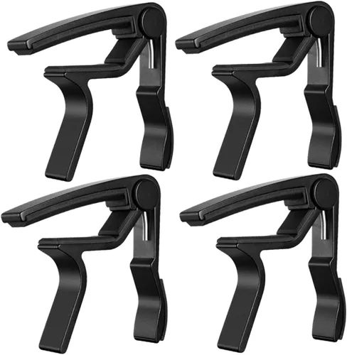 Vista 10 de Cejilla de guitarra para guitarra eléctrica acústica (negro Cpao)
