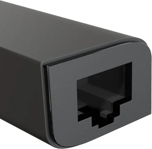 Vista 7 de OTG Adaptador Ethernet USB compatible con Roku Express 4K+ 2021 y Fire TV Stick Streaming Media Player - Micro USB a 3 puertos USB Hub con LAN