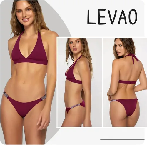 Vista 3 de LEVAO Bragas sexis, tangas para mujer, con letras de diamantes de imitación, tanga, de talle bajo, paquete múltiple (paquete de 3-6, S-XL)