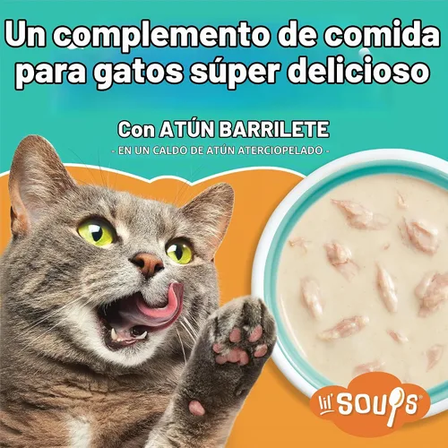 Vista 2 de Purina Friskies Lil' Soups Lil' Grillers & Lil' Slurprises complemento alimenticio para gatos