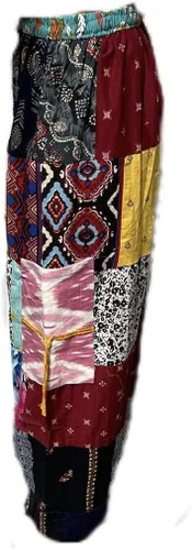 Vista 6 de Unisex Hecho A Mano Boho Hippie Aladdin Alibaba Harem Yoga Pantalones Multicolor Talla única, Multi