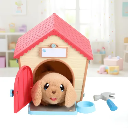 Vista 7 de Little Live Pets My Puppy's Home Playset, juego interactivo para perros