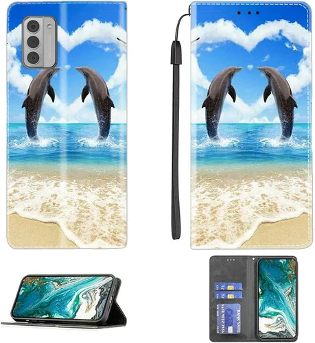 Vista 188 de Aroepurt Funda para UMIDIGI G1 Plus compatible con UMIDIGI G1 Plus Funda para teléfono Funda de piel sintética con función atril magnética CPT15