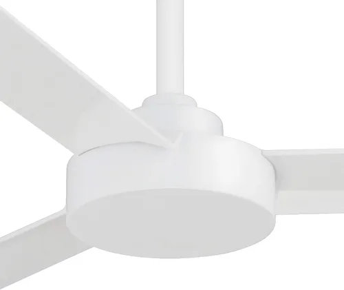 Vista 2 de Minka Aire Roto - Ventilador de techo con control de pared, color blanco