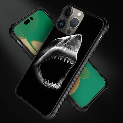 Vista 203 de Funda compatible con iPhone 15, diseño de elefantes africanos, diseño increíble a prueba de golpes, antiarañazos, carcasa trasera de policarbonato