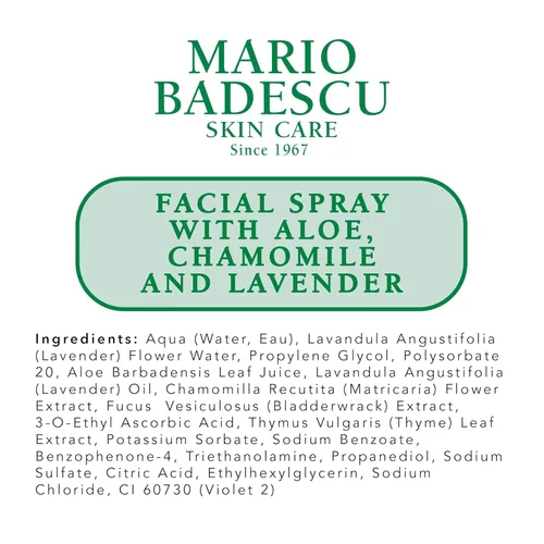 Vista 4 de Mario Badescu Spray facial con aloe, manzanilla y lavanda