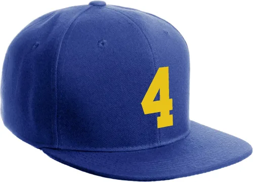 Vista 94 de Número de equipo modificado para requisitos particulares del jugador del color del sombrero del Snapback de la visera plana clásica de la visera